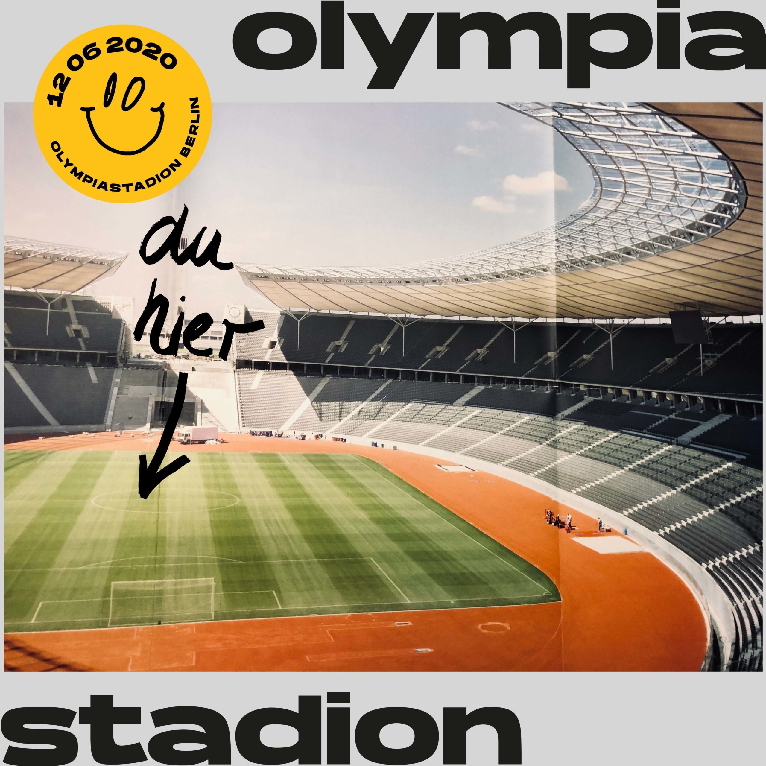 Olympiastadion Berlin, 12/06/2020 Olympia, 12062020 Olympia, Fridays for Future, Demokratie Event, 90.000 Bürger Olympiastadion, einhorn Olympiastadion