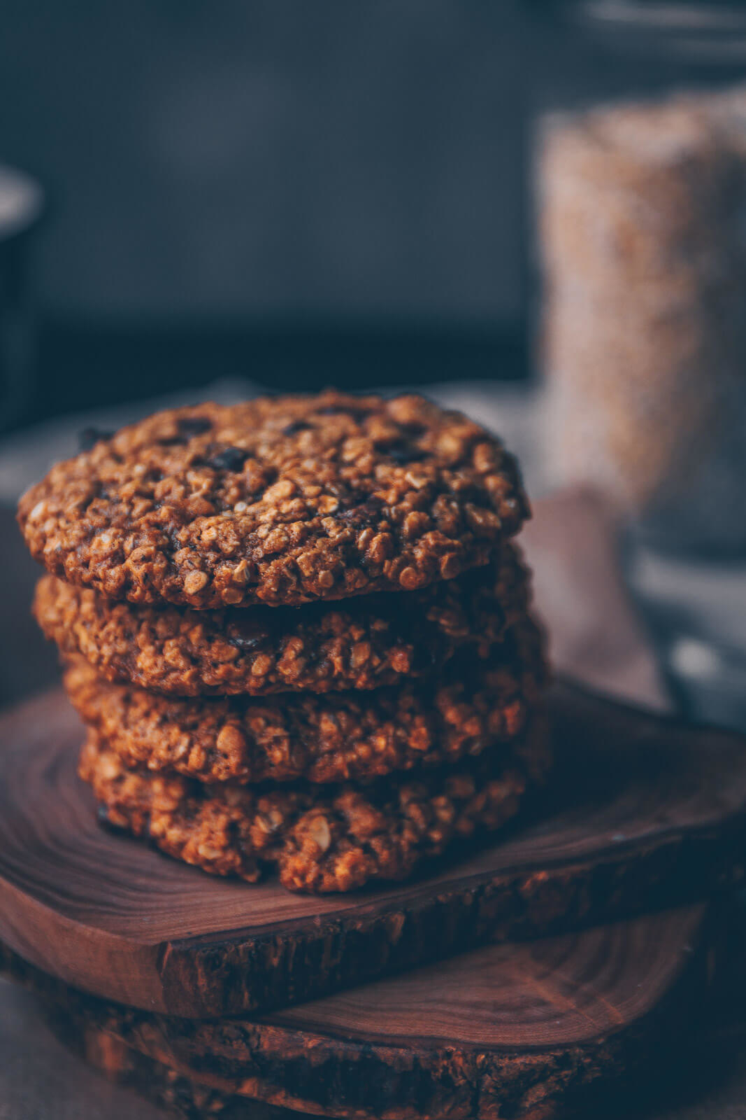 Chocolate Chip Cookies mit Hafer, Haferkekse mit Schokodrops, Schokokekse Hafer, Haferkekse vegan Rezept, Rezept Kekse vegan, Chocolate Cookies vegan Rezept