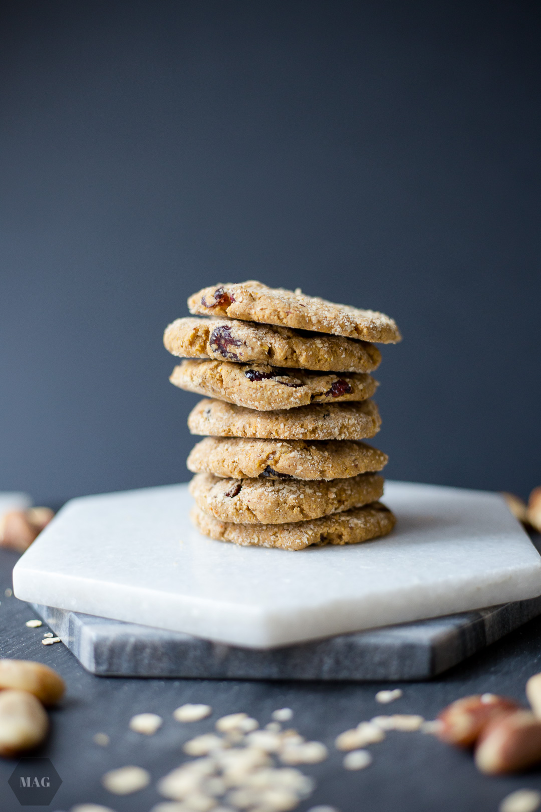 Cranberry-Paranuss-Cookies, Kekse, vegane Kekse, Cookies, Cranberry Cookies, Kekse ohne Zucker, natürliche Süße, 24 Plätzchen für dich, Weihnachtskekse vegan