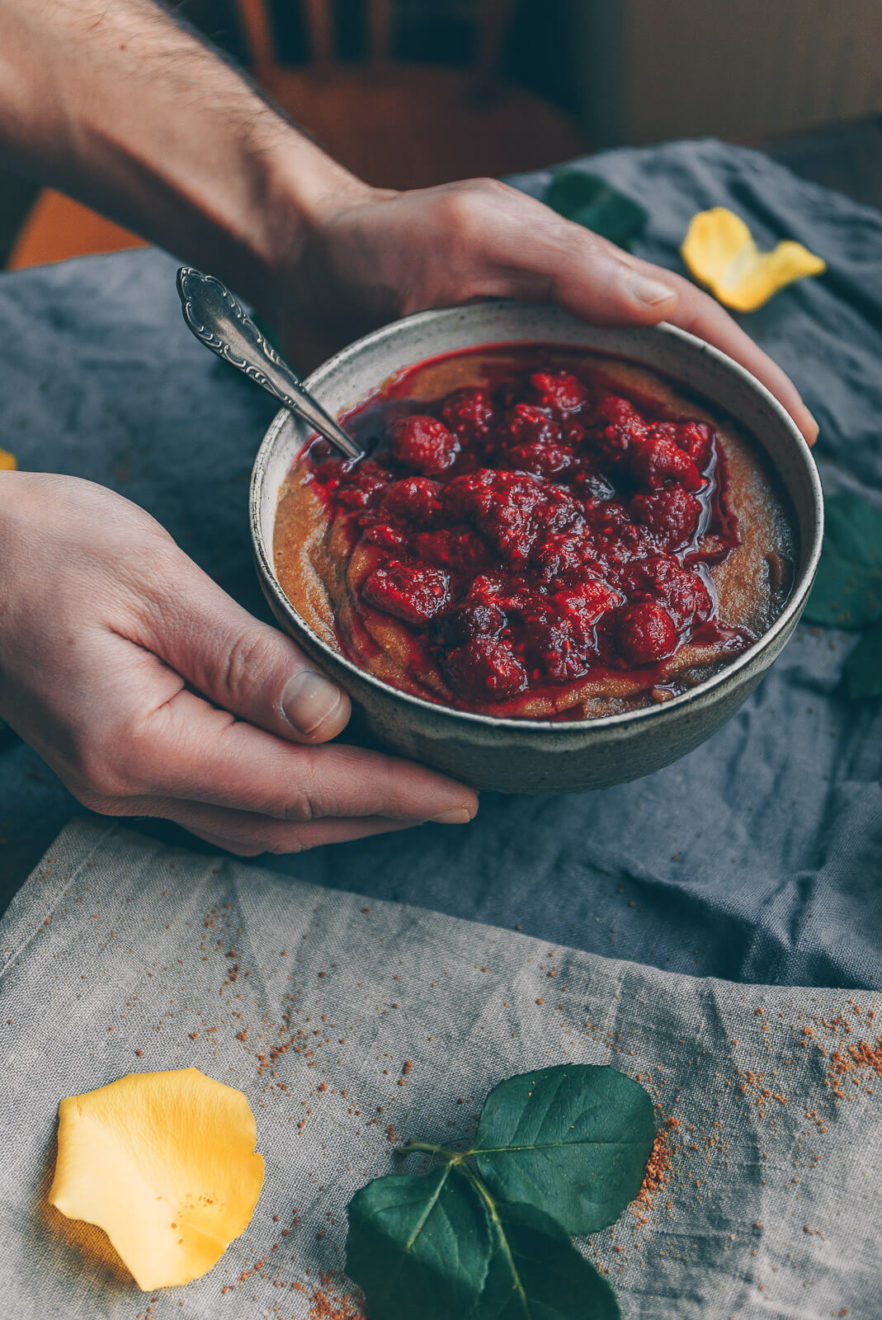 Lieblingsfrühstück: Warmer Dinkelgrießbrei mit Himbeeren - Mehr als ...