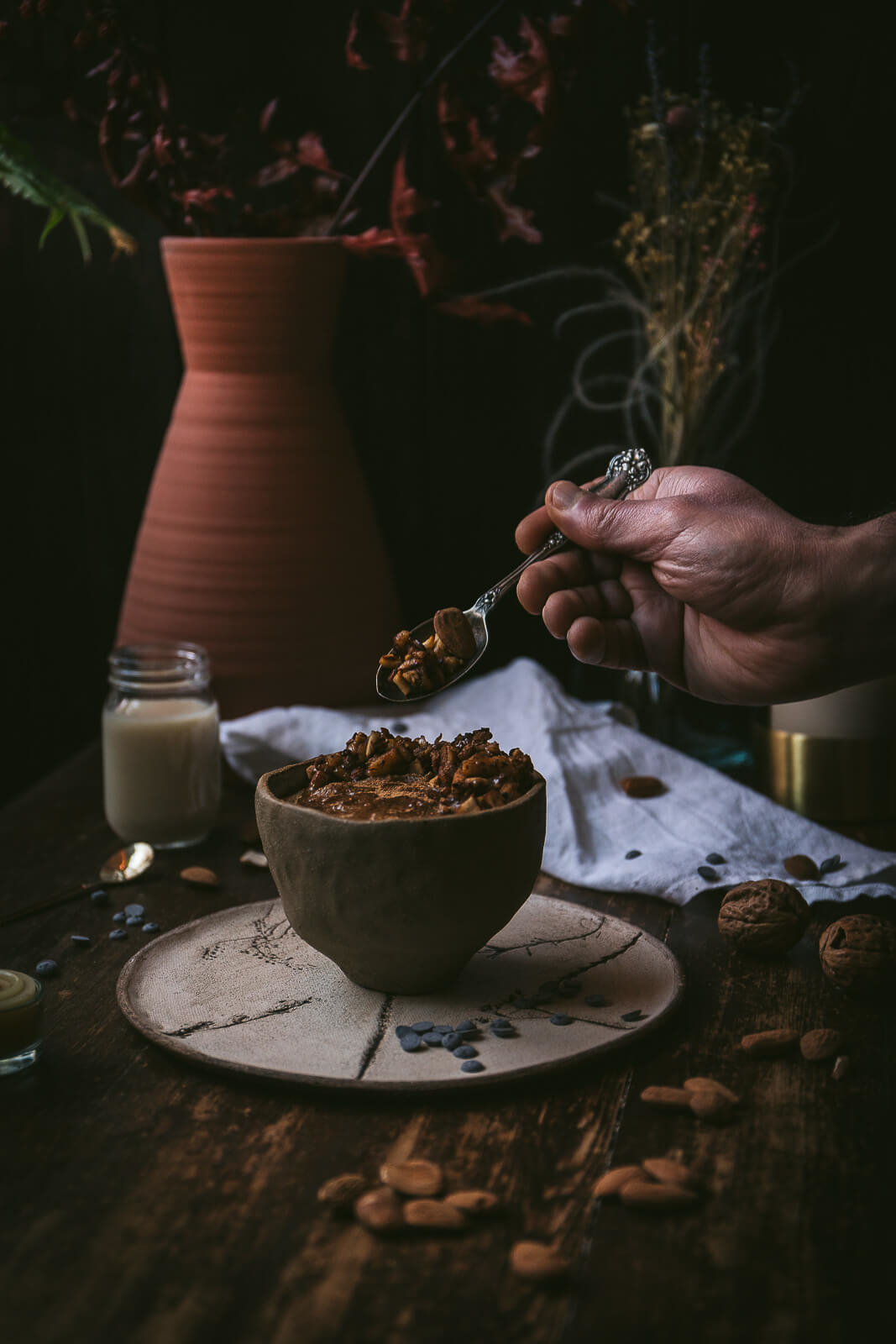 Dinkelvollkorngrieß, Dinkelgrieß, Dinkelgrießbrei, Grießbrei vegan, vegan Dinkelgrieß, vegan Frühstück, vegan Brei Frühstück Rezept, Dinkelgrießbrei mit Vanille, Dinkelgrieß mit Vanille