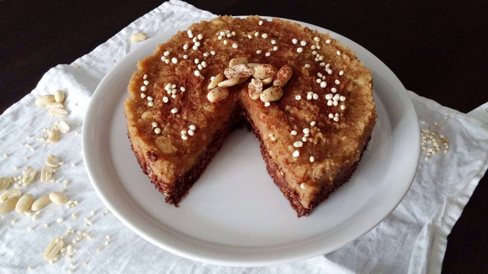 Erdnuss-Kakao-Kuchen [no bake] - Mehr als Grünzeug