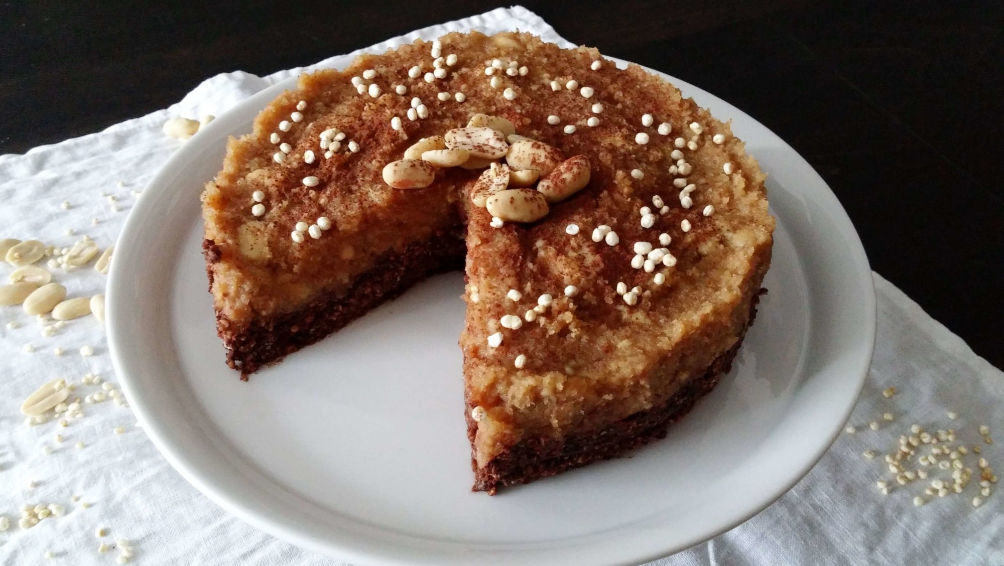 Erdnuss-Kakao-Kuchen [no bake] - Mehr als Grünzeug