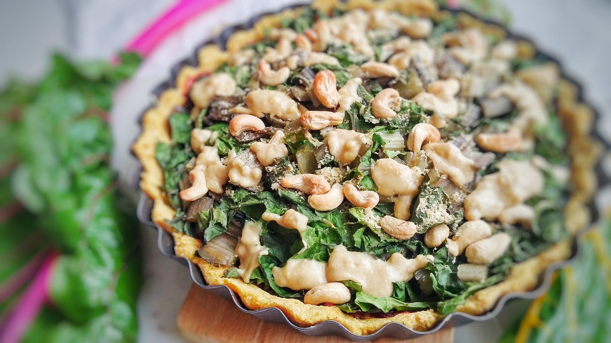 Mangold-Tarte mit Kartoffelboden | Mehr als Grünzeug