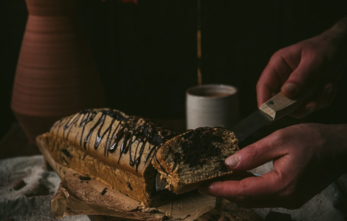 Marmorkuchen, Trockenkuchen vegan, Marmorkuchen vegan, Rührkuchen einfach vegan, Rührkuchen einfach Rezept, Rührkuchen vegan Marmor