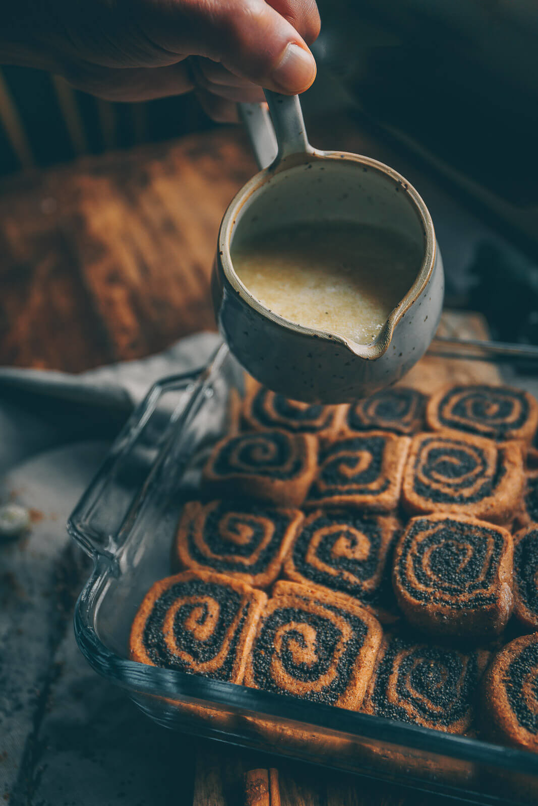 Mohnschnecken, Mohn-Quark-Schnecken, Mohnschnecken vegan, Mohnschnecken mit Quark vegan, vegan backen, vegan Teigschnecken, Quarkschnecken vegan, vegan backen leicht