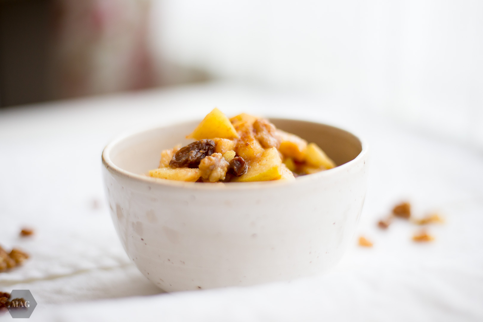 porridge mit quittenkompott, herbstlicher porridge, porridge mit quitte, quittenporridge