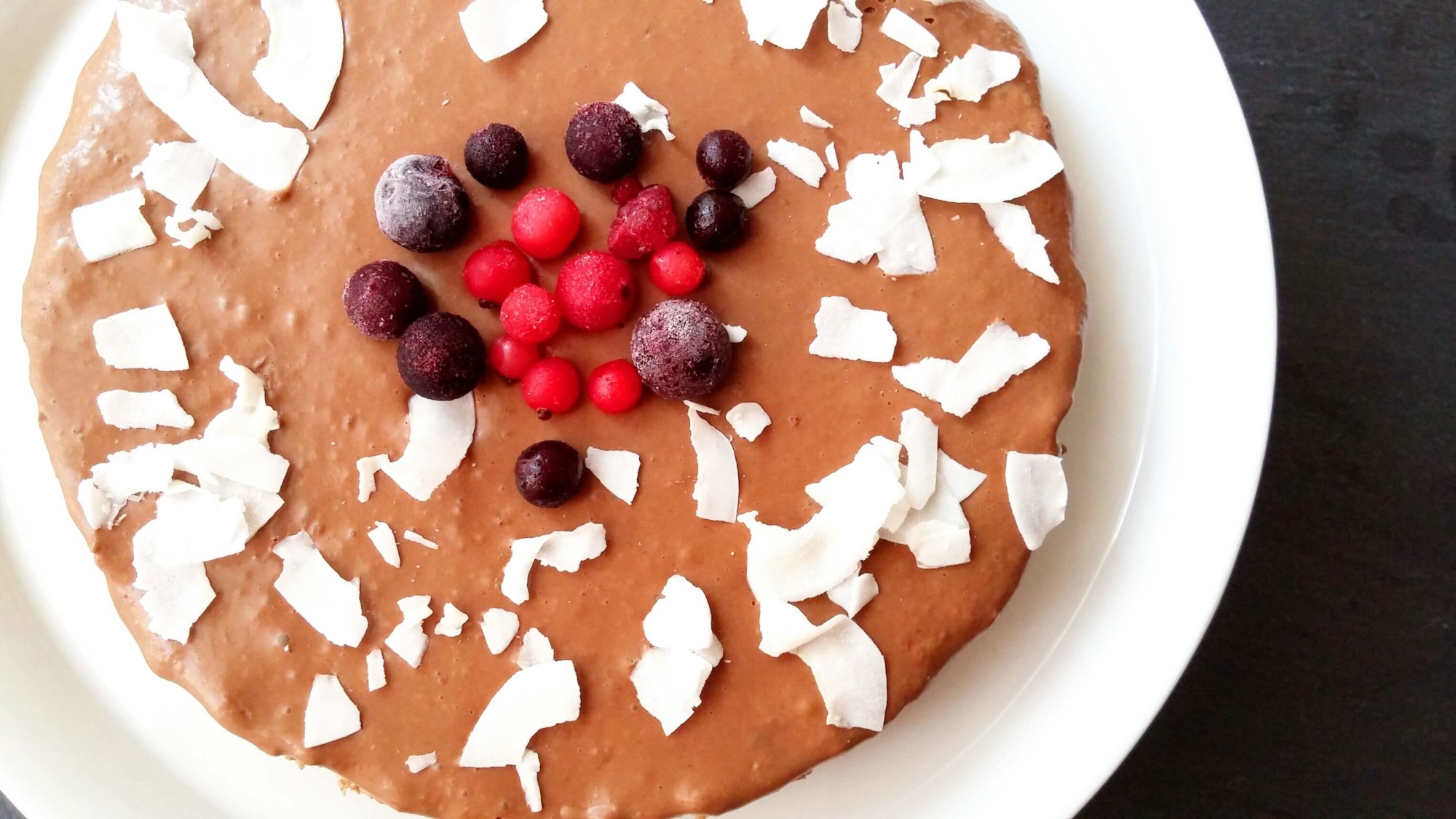 No bake Schokoladentorte mit Keksboden