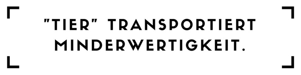 Tier, Sprache, Begriff, Wort