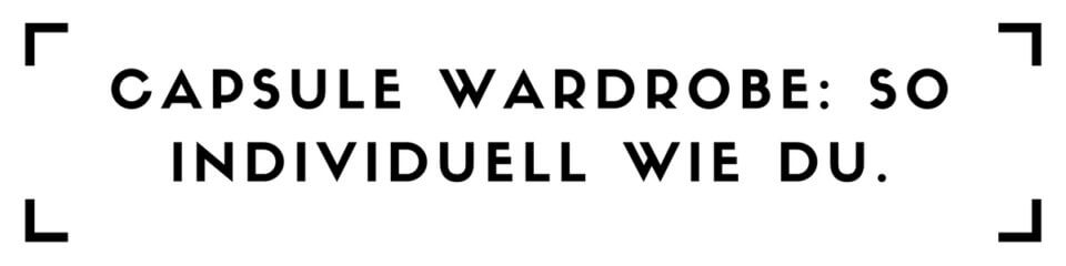 capsule wardrobe