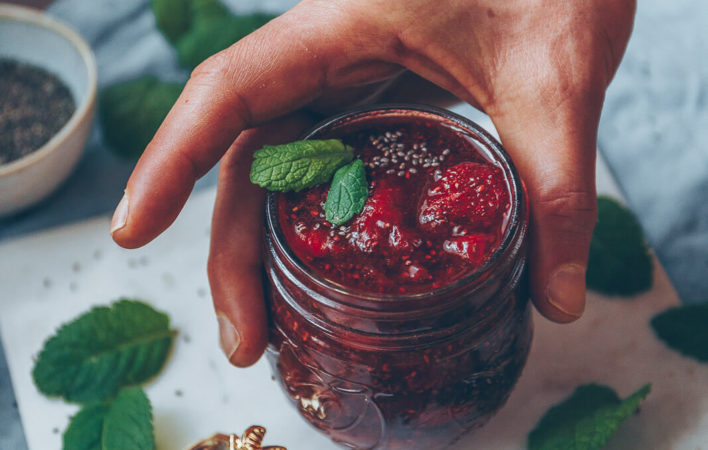 chia marmelade, chia marmelade erbeer, erdbeer-chia-marmelade, chia kompott, chia kompott erdbeere, chia marmelade selber machen, chia marmelade rezept, marmelade aus chia, chia samen erdbeer marmelade